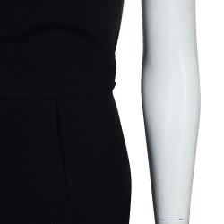 Pre Owned Roland Mouret Black Lyford One Shoulder Dress M