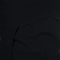 Pre Owned Roland Mouret Black Lyford One Shoulder Dress M