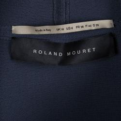 Roland Mouret Slate Grey Double Faced Solar Jacket M