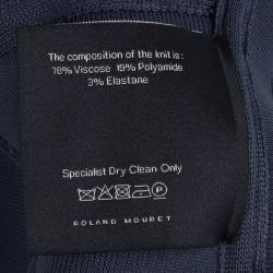 Roland Mouret Slate Grey Double Faced Solar Jacket M