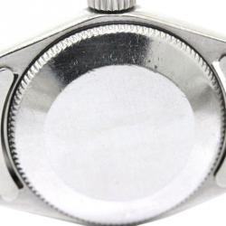 Pre Owned ساعة يد نسائية رولكس أويستر بيربيتشوال ستانلس ستيل عاجية 24 مم