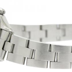 Pre Owned ساعة يد نسائية رولكس أويستر بيربيتشوال ستانلس ستيل عاجية 24 مم