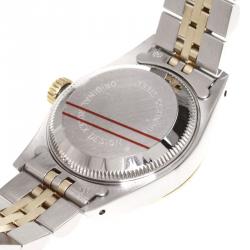 مملوكة مسبقًا Rolex Champagne 18K Yellow Gold and Stainless Steel Datejust Women's Wristwatch 26MM