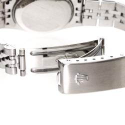 Pre Owned Rolex Silver 18K White Gold and Stainless Steel Datejust Women's Wristwatch 26MM