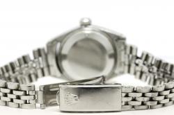 Pre Owned Rolex Silver Stainless Steel Oyster Perpetual Women's Wristwatch 26MM
