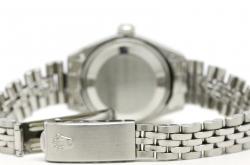 Pre Owned Rolex Silver Stainless Steel Oyster Perpetual Women's Wristwatch 26MM