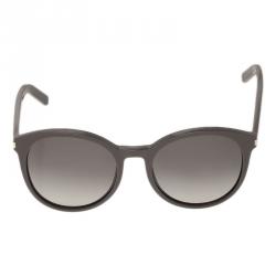 مملوكة مسبقًا Saint Laurent Paris Grey Round Sunglasses