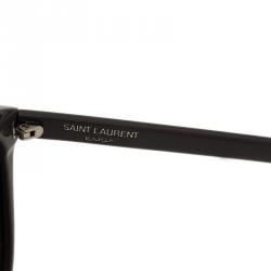 مملوكة مسبقًا Saint Laurent Paris Grey Round Sunglasses