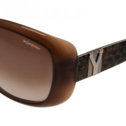 مملوكة مسبقًا نظارة سان لوران باريس 6378 بني