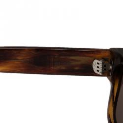 Pre Owned Saint Laurent Paris Brown W18EJ Sunglasses