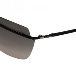 Pre Owned Saint Laurent Paris Black 6361 Rimless Sunglasses 