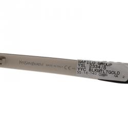 مملوكة مسبقًا نظارة شمسية سان لوران باريس 2334S سوداء وفضية