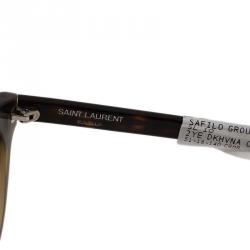 مملوكة مسبقًا نظارة سان لوران باريس عين القطة ثنائية اللون