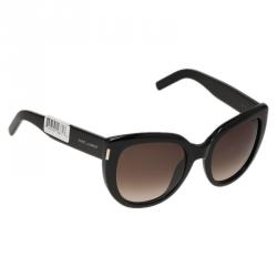 مملوكة مسبقًا Saint Laurent Paris Black SL 16 Round Sunglasses