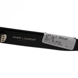 مملوكة مسبقًا Saint Laurent Paris Black SL 16 Round Sunglasses