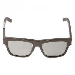 مملوكة مسبقًا نظارة شمسية سان لوران باريس 5 YF/SS رصاصي