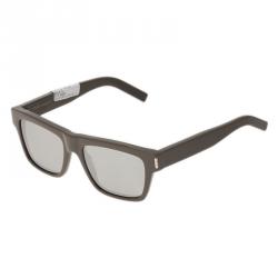 مملوكة مسبقًا نظارة شمسية سان لوران باريس 5 YF/SS رصاصي