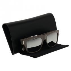 مملوكة مسبقًا نظارة شمسية سان لوران باريس 5 YF/SS رصاصي