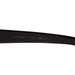 Pre Owned Saint Laurent Paris Brown 6337 Sunglasses