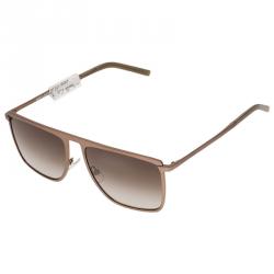 مملوكة مسبقًا Saint Laurent Paris Bronze Omaha Sunglasses