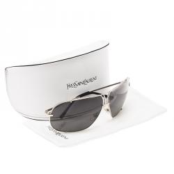 مملوكة مسبقًا Saint Laurent Paris Silver 2335 Aviators