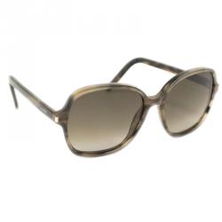 مملوكة مسبقًا Saint Laurent Paris Brown Square Sunglasses