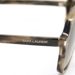مملوكة مسبقًا Saint Laurent Paris Brown Square Sunglasses
