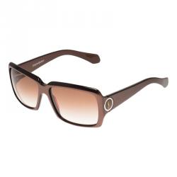 Pre Owned Saint Laurent Paris Brown YSL6110 Square Sunglasses
