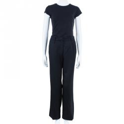 Pre Owned Saint Laurent Paris Black Trousers M