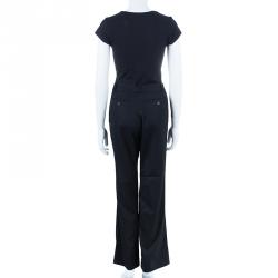 Pre Owned Saint Laurent Paris Black Trousers M