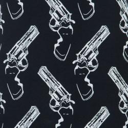 Saint Laurent Paris Gun Print Sleeveless Shift Dress S