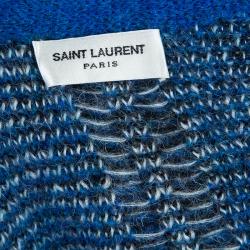 Pre Owned سترة سان لوران باريس كروهات زرقاء M
