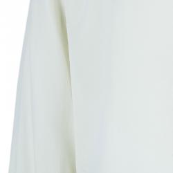 Saint Laurent Paris White Drawstring Top M