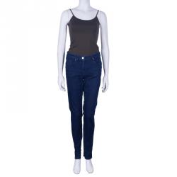 Pre Owned Saint Laurent Paris Blue Denim Skinny Jeans M