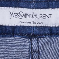 Pre Owned Saint Laurent Paris Blue Denim Skinny Jeans M