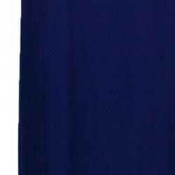 Pre Owned Saint Laurent Paris Purple Long Sleeve Gown M