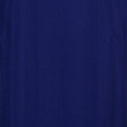 Pre Owned Saint Laurent Paris Purple Long Sleeve Gown M