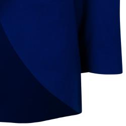 Saint Laurent Paris Vintage Cobalt Skirt Suit L