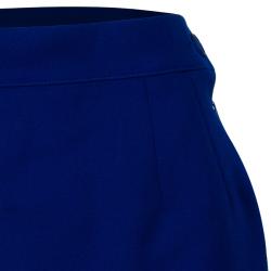 Saint Laurent Paris Vintage Cobalt Skirt Suit L