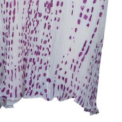 مملوكة مسبقًا فستان سان لوران باريس دوت بليس شيفون L