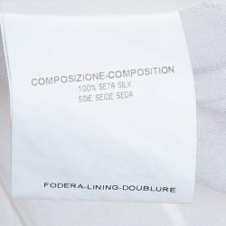 مملوكة مسبقًا فستان سان لوران باريس دوت بليس شيفون L