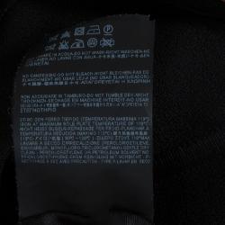 Pre Owned فستان سان لوران باريس حمالة رفيعة كورسيه أسود S