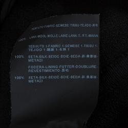 Pre Owned فستان سان لوران باريس حمالة رفيعة كورسيه أسود S