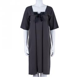 Pre Owned Saint Laurent Paris Grey Dress M