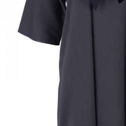Pre Owned Saint Laurent Paris Grey Dress M