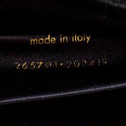 مملوكة مسبقًا Saint Laurent Paris Brown/Black Leopard Print Calf Hair Large Chyc Clutch