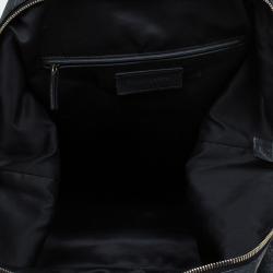 Saint Laurent Paris Black Glazed Leather Medium Easy Y Bag