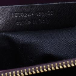 Pre Owned Saint Laurent Paris Purple Patent Leather Uptown Small Tote