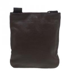 Saint Laurent Paris Brown Leather Small Vavin Messenger Bag