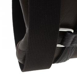 Saint Laurent Paris Brown Leather Small Vavin Messenger Bag